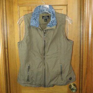 Noble Outfitters Canvas Vest Full-Zip Equestrian Western Workwear Size Medium